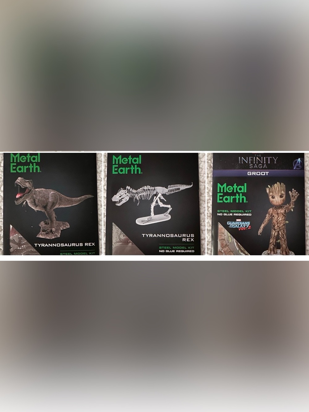 3 Metal Earth Building kits